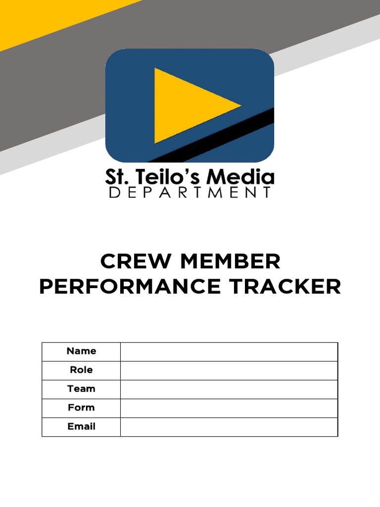 STM: Crew Member Performance Tracker | PDF | Communication | Behavior ...
