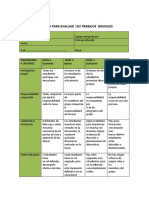 Rúbrica para Evaluar Trabajos Grupales