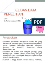 Variabel Dan Data Penelitian (MP s2)
