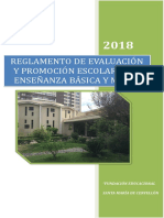 Reglamento de Evaluación