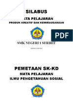 Cover Silabus, Pemetaan, Analisi SMK Seririt PKK