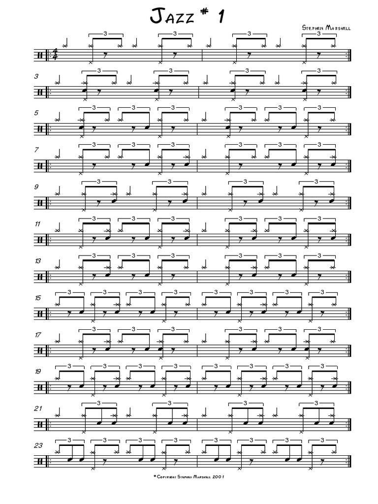Drums Jazz Drum Kit Lessons Pdf Pdf