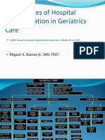 Perspectives of Hospital Administration in Geriatrics Care: Miguel A. Ramos JR., MD, PHD