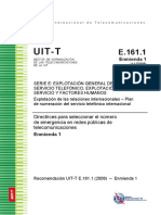 T REC E.161.1 200911 I!Amd1!PDF S