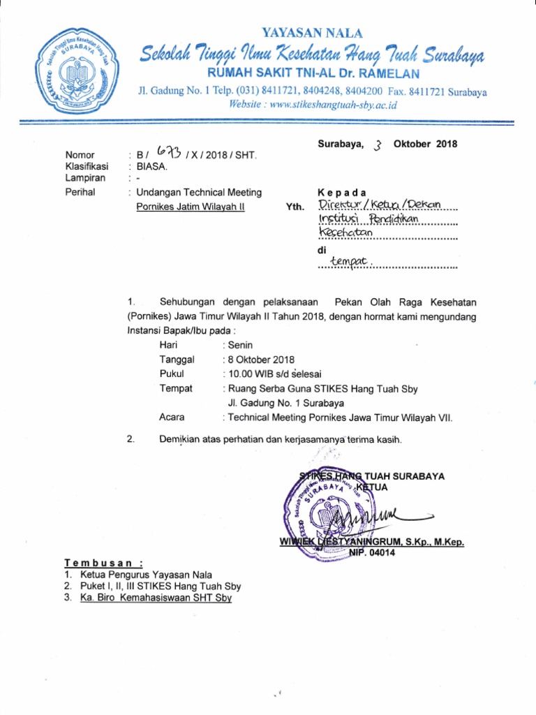 9500 Koleksi Contoh Undangan Technical Meeting Terbaru