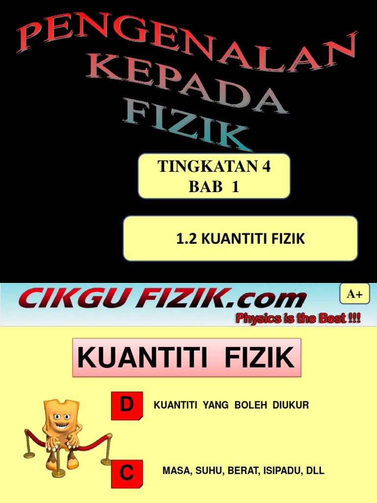 Soalan Objektif Fizik Tingkatan 4 Bab 1 - Descargaroad