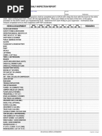 Daily Inspection Report Non-Fillable