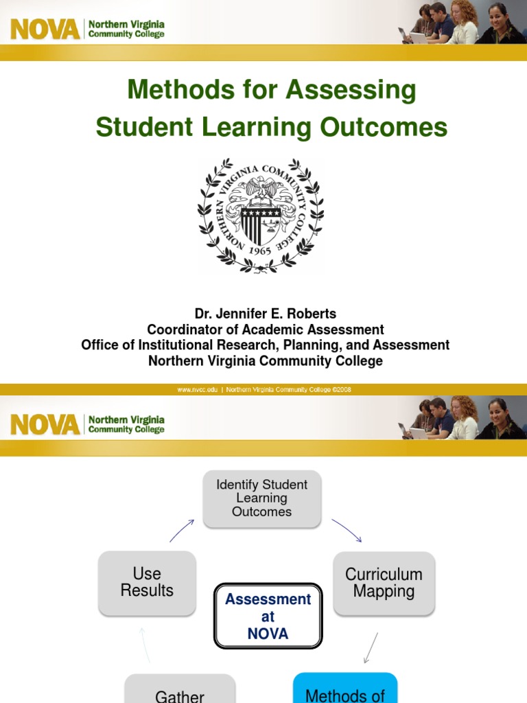 Assessing Student Learning Outcomes Methods | PDF | Educational ...