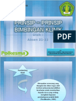 Prinsip Bimbingan Klinik