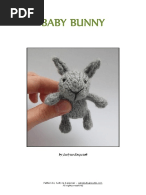 Baby Bunny Knitted