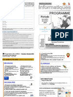 Programme Novembre Decembre 2010