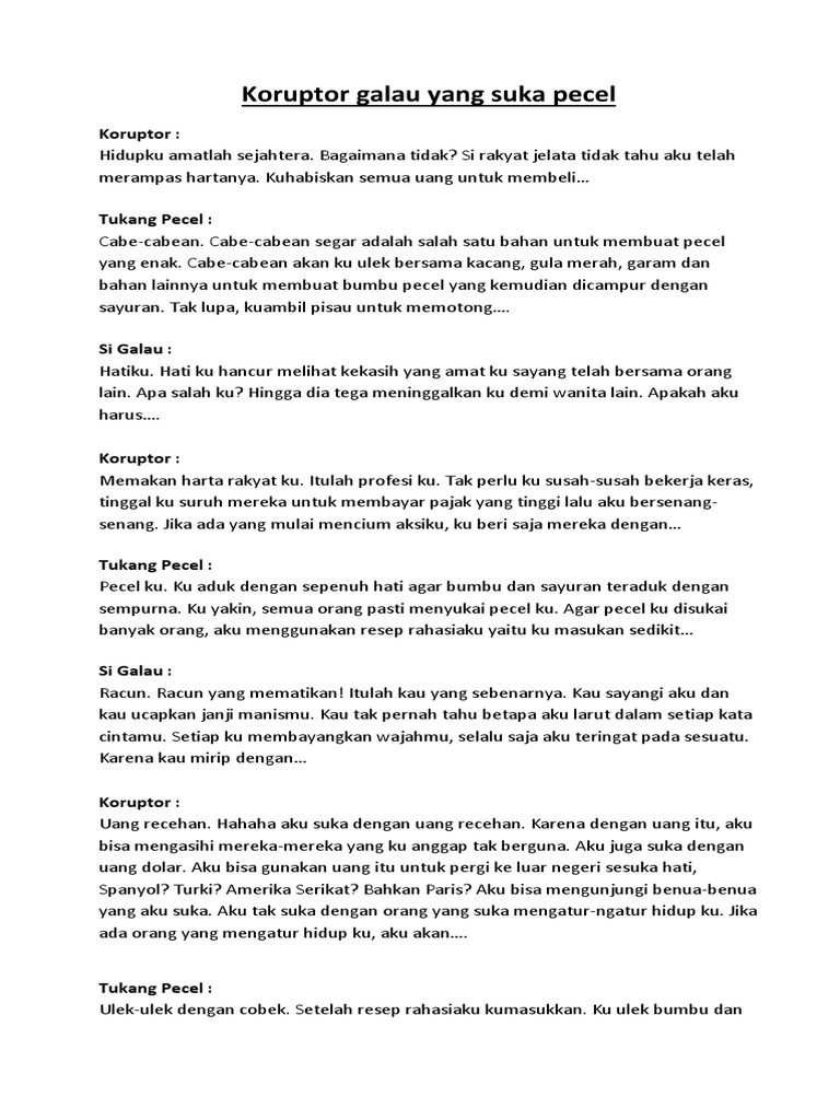 Puisi Berantai Lucu 5 Orang Nasi