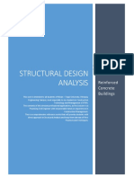Structural Design Analysis: Reinforced Concrete Buildings