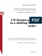New British Foreign Policy