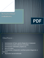 Instrumentarul endodontic