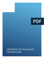 Critérios de Avaliação Pré PDF