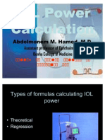 Minimizing Wrong IOL Calculation