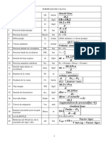 Formules de Calcul