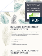 Building Environment Certification