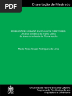MOBILIDADE URBANA EM PLANOS DIRETORES