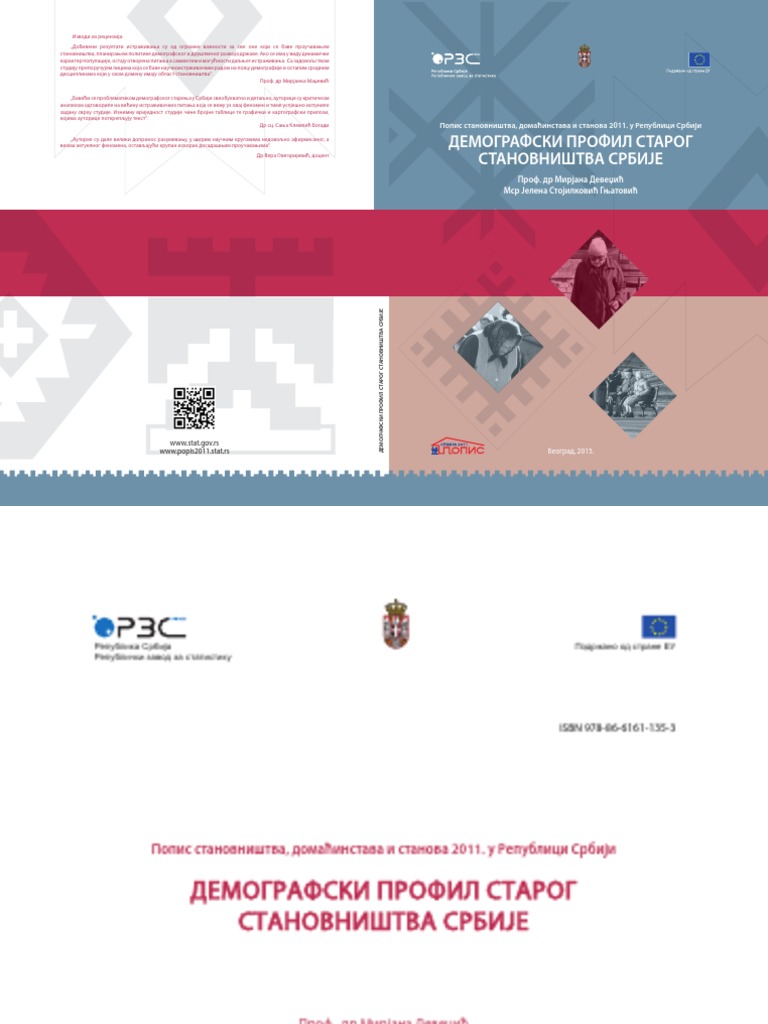Demografski Profil Starog Stanovništva Srbije | PDF