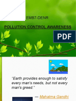 Pollution Control Awareness