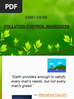 Pollution Control Awareness