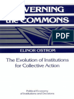 OSTROM, Elinor. Governing The Commons: The Evolution of Institutions For Collective Action