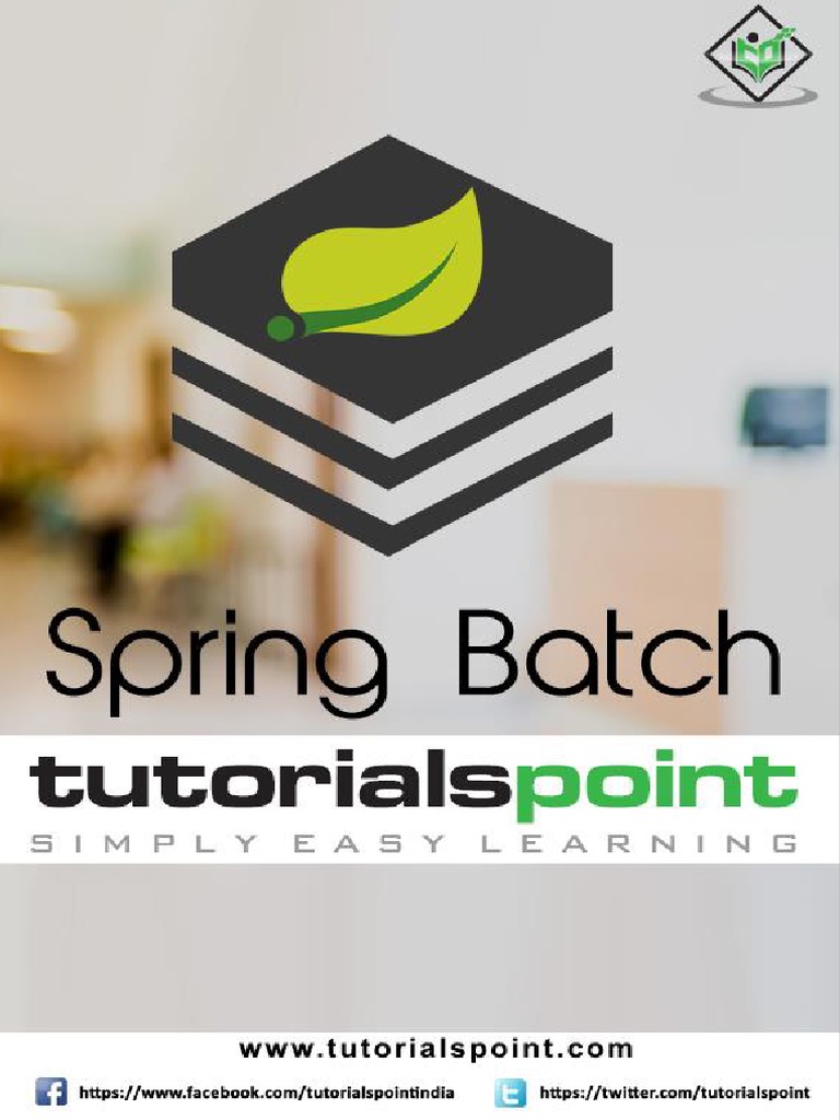 Spring batch tutorial data management information technology