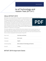 BITSAT Brochure PDF