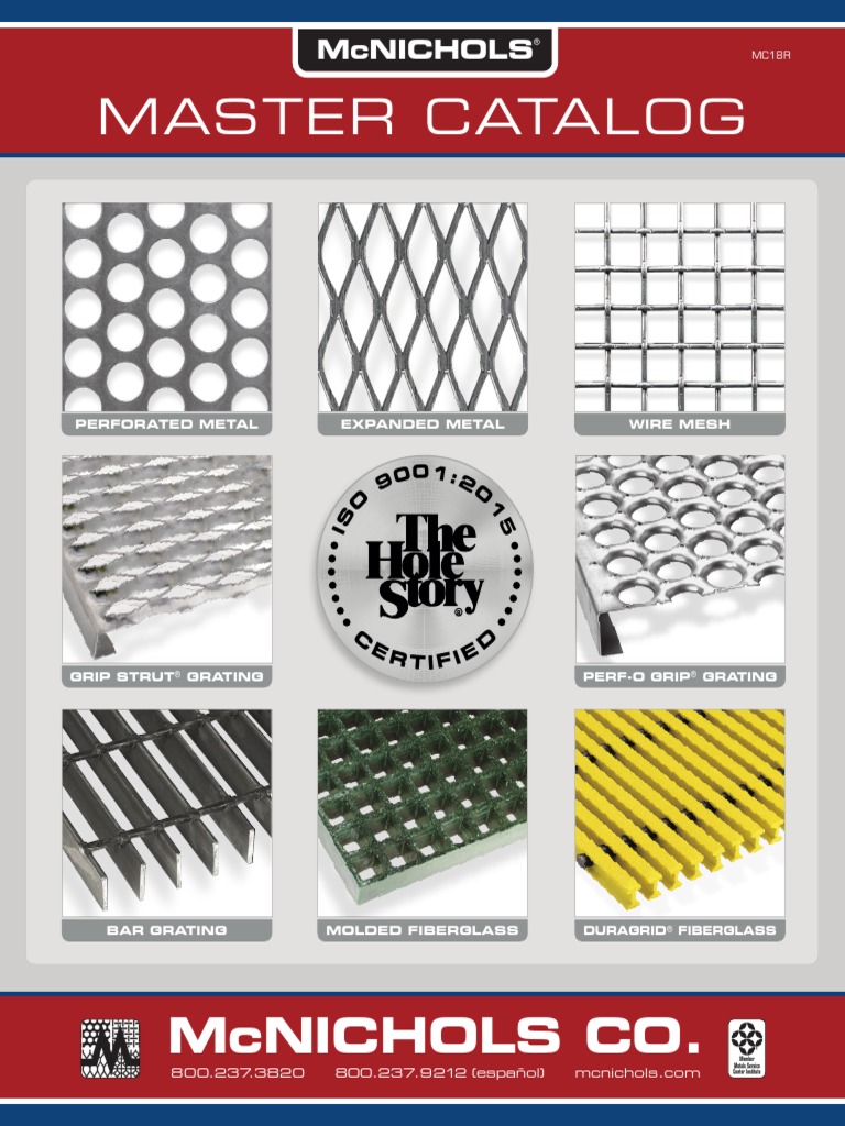 Master Catalog: Mcnichols Co, PDF, Sheet Metal