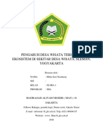 Pengaruh Desa Wisata Ekosistem