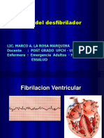 Uso del desfibrilador externo automático (DEA