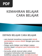 Kemahiran Belajar Cara Belajar