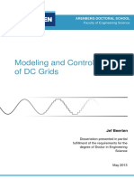 Modeling and Control of DC Grids - Jef Beerten - PHD Thesis - 2013