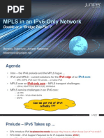 MPLS in An IPv6-Only Network PDF