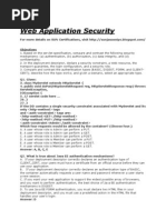 Web Application Security