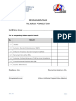 Senarai Semak Fail Kursus SVM