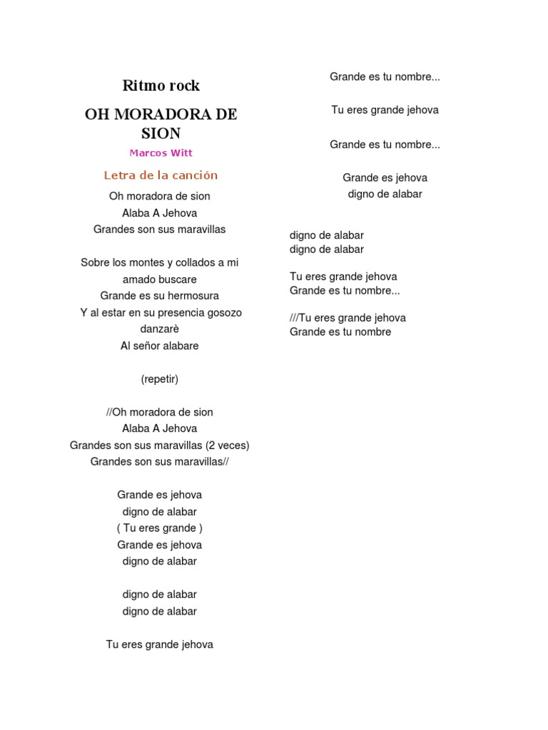 Ritmo Rock Docx Cristo Titulo David