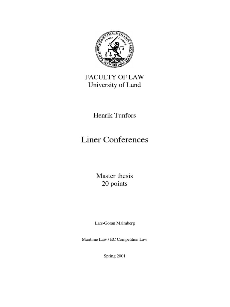 Liner Conferences PDF Phoenicia Ocean Liners