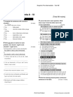 Test 4 B Pre-Intermediate