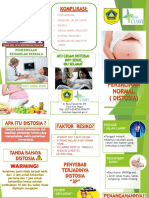 Leaflet Penyuluhan Penyulit Persalinan Normal