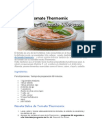 Receta de Salsa de Tomate Thermomix