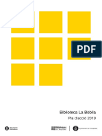 Pla D'acció 2019 - Biblioteca La Bòbila
