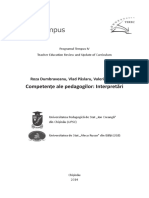 Competente - Ale - Pedagogilor - Interpretari - Dumbraveanu - Paslaru - Cabac PDF