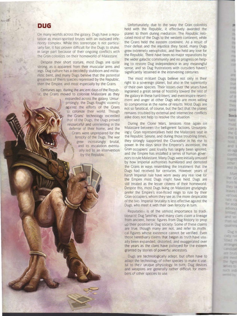 Dug Culture and History on Malastare | PDF | History
