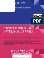 Proyecto de Exportación de Jabón Artesanal