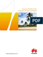 HUAWEI AR2200 Series Enterprise Routers Datasheet