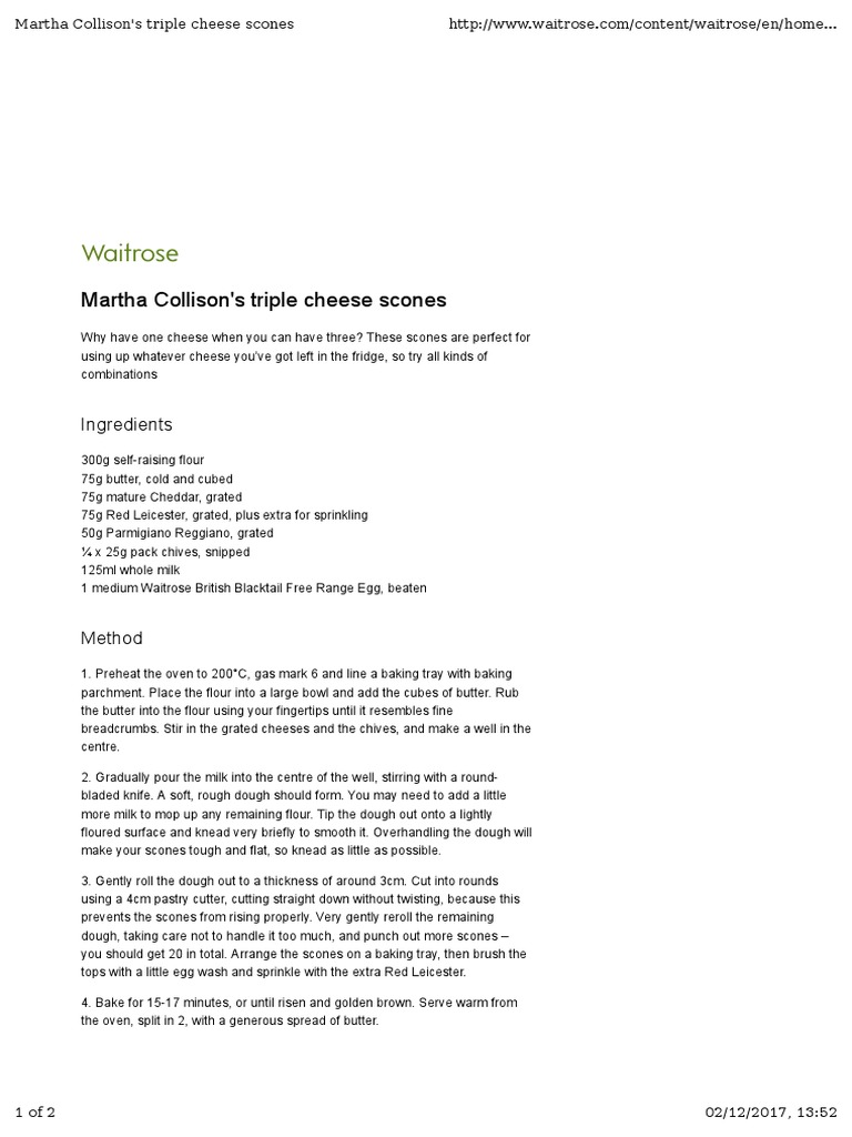 Martha Collison's Triple Cheese Scones A Recipe for Flavorful and