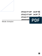 MOTIF XF Mode D'emploi PDF